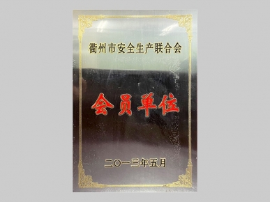 衢州市安全生產(chǎn)聯(lián)合會(huì) 會(huì)員單位